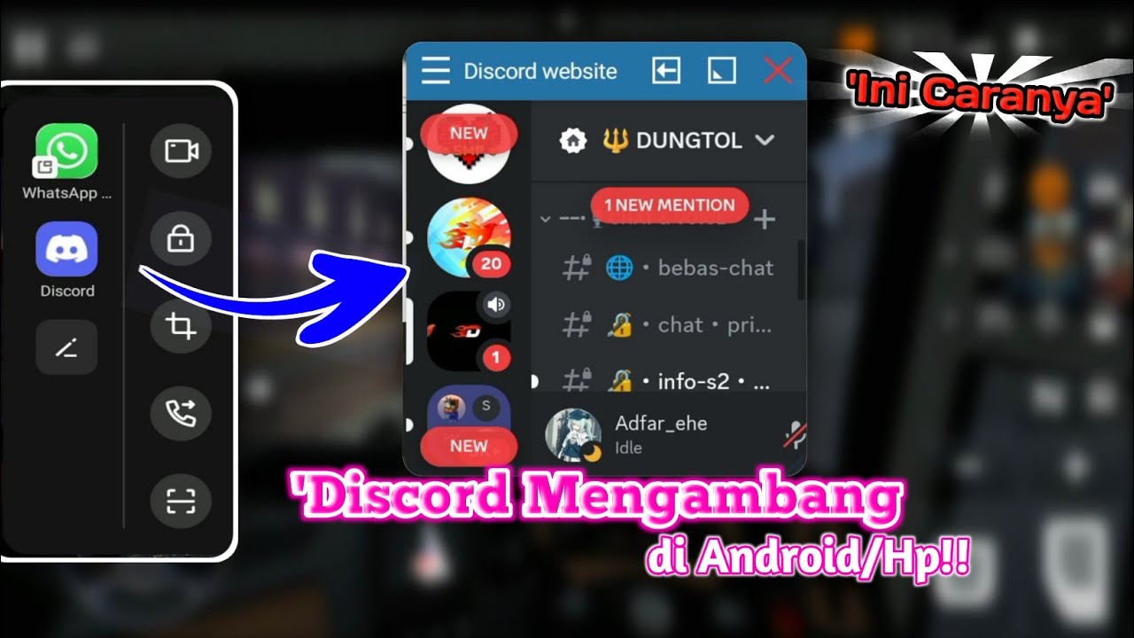 How to Float Apk Discord on android |No Root