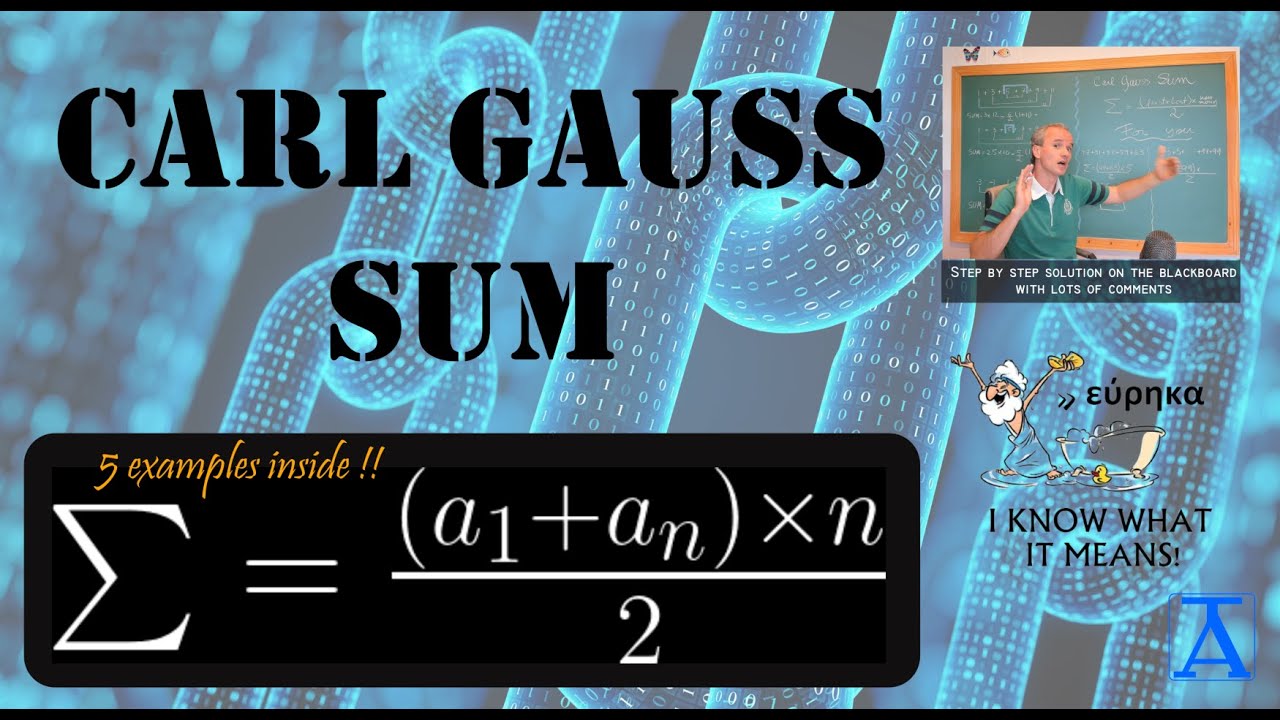 Gauss Sum: Understanding the formula & Practice exercises