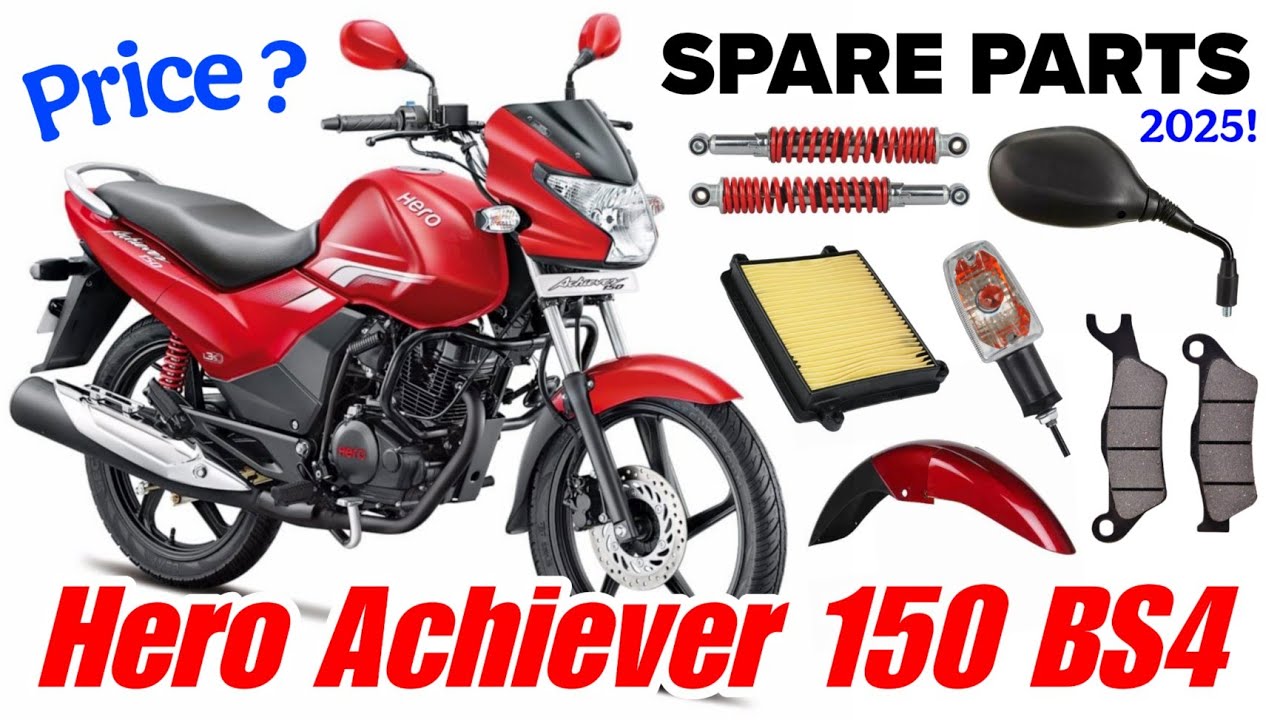 Hero ACHIEVER 150 Spare Parts Price 2025 ☎️ +91 98932 35053 🚚 ORDER ONLINE 🇮🇳 (New Model BS4)