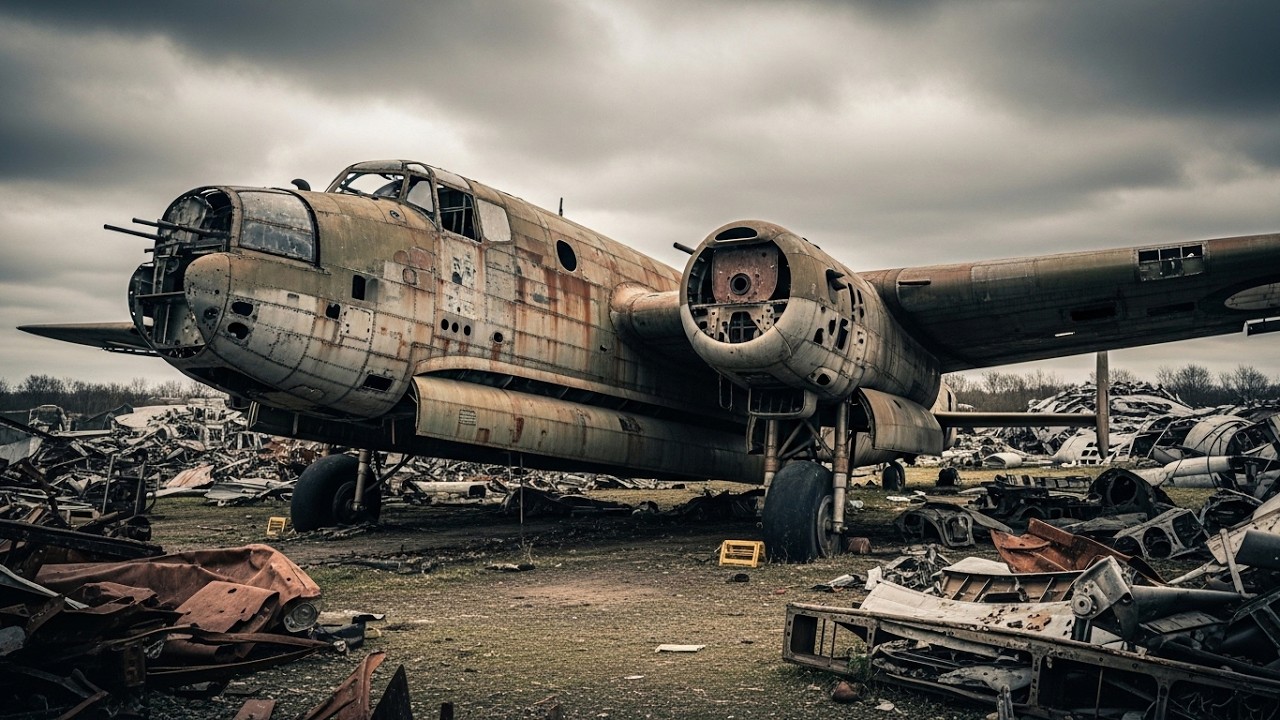 Abandoned Lancaster Apache Aircraft Found Rusting in a Junkyard | Full Restoration Journey