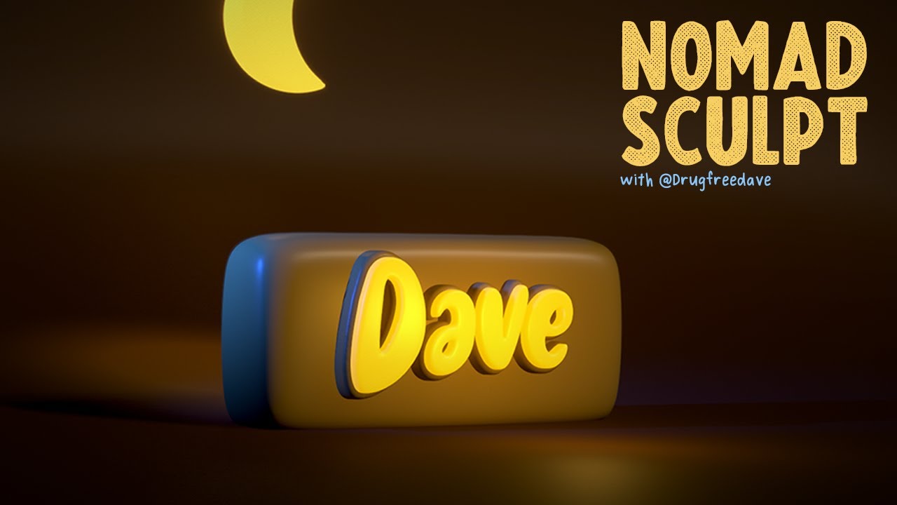 How to make BUBBLE Letters in Nomad Sculpt (Using Procreate)