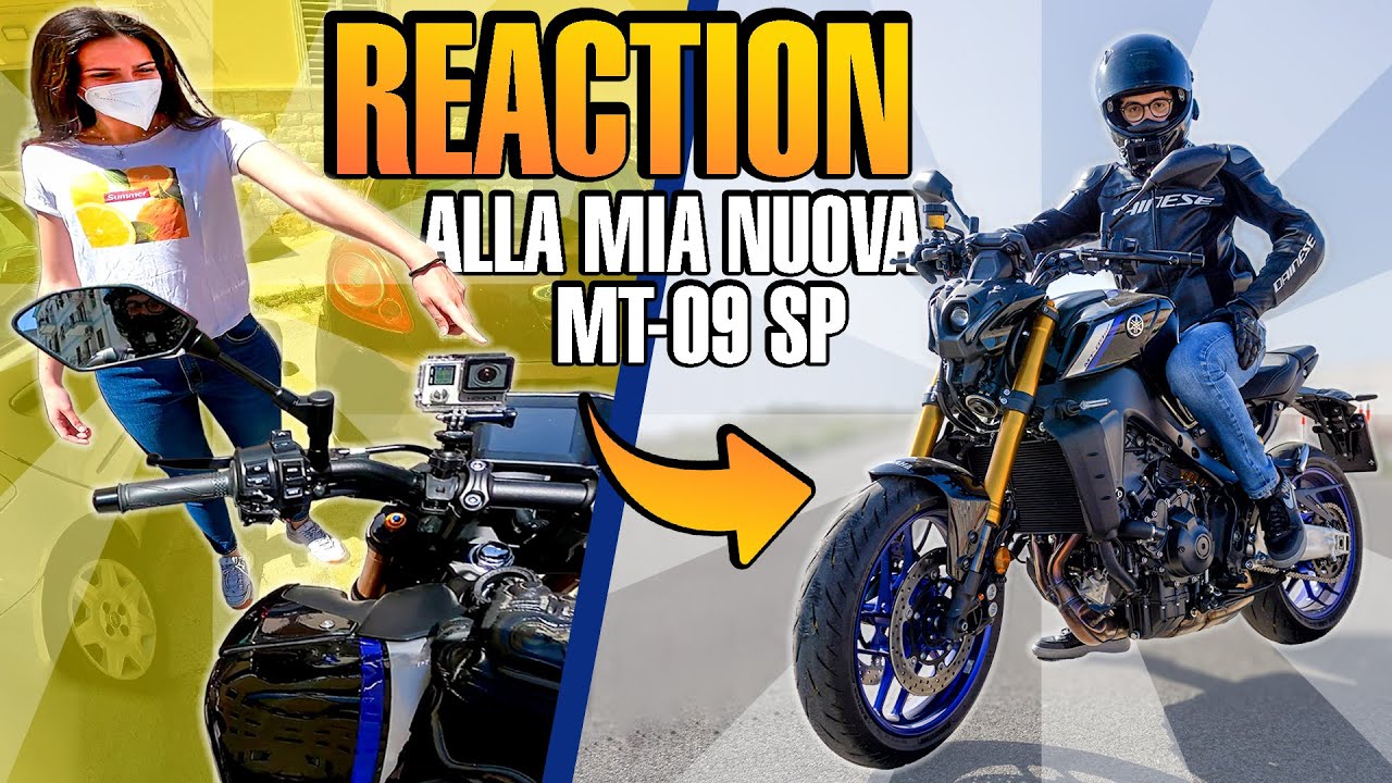 REACTION degli AMICI alla MIA NUOVA MOTO - Yamaha MT 09 SP (2021)