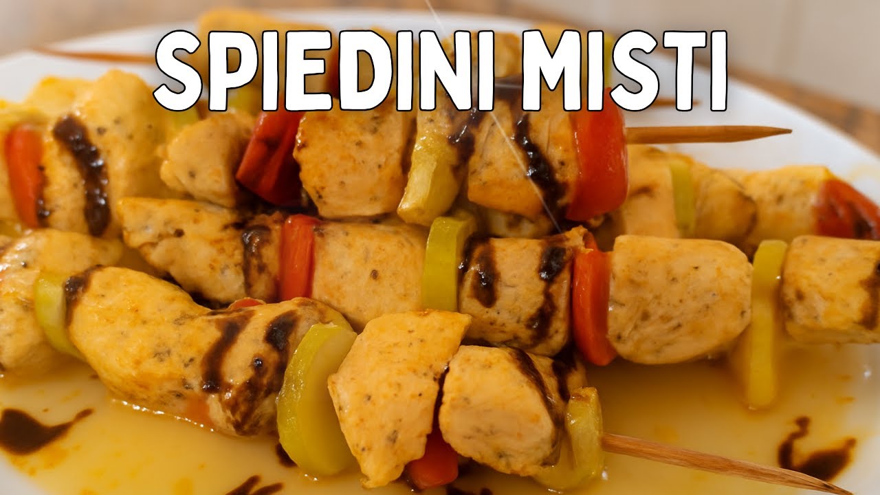 SPIEDINI MISTI al Forno – Pronti in 20 Minuti! Leggeri, Colorati e Super Golosi