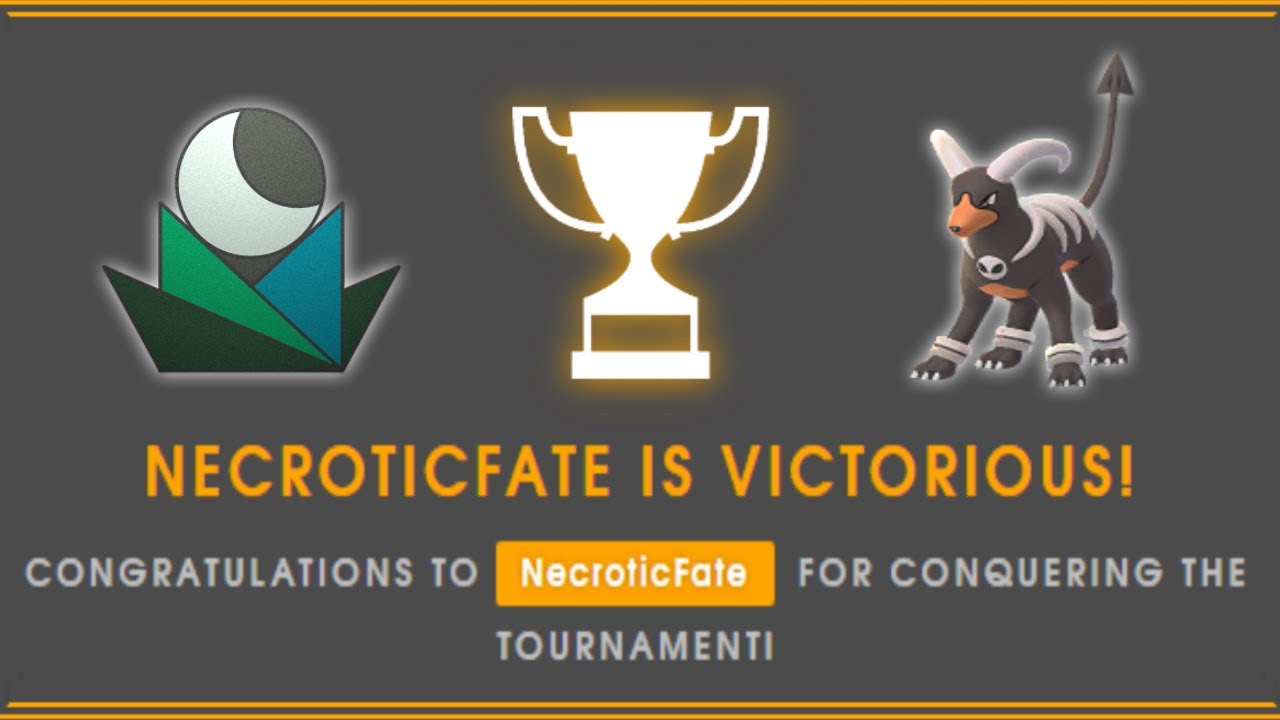 NECROTICFATE SWEEPS LUNAR CUP WITH HOUNDOOM!!! | Lunar Cup Tournament | Pokemon Go PvP