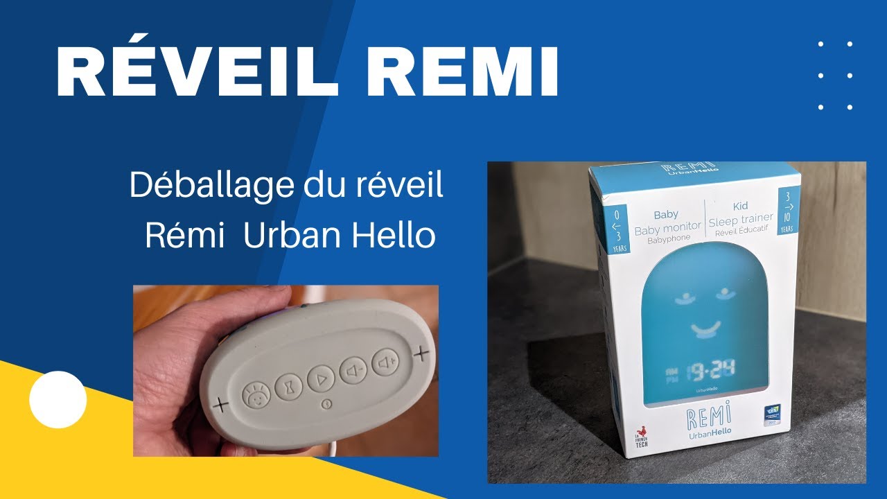 Déballage et réglage du réveil REMI