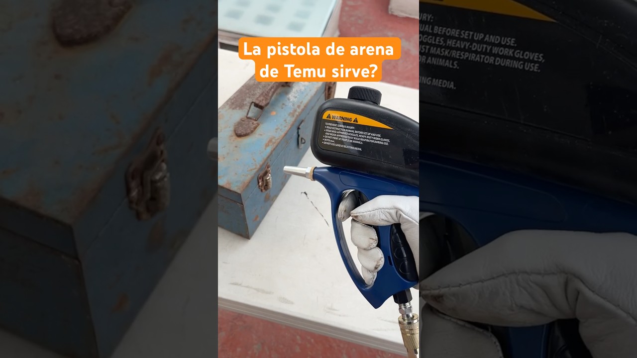 Temu pistola de arena / sandblast #Temu  #herramientas  #diytools