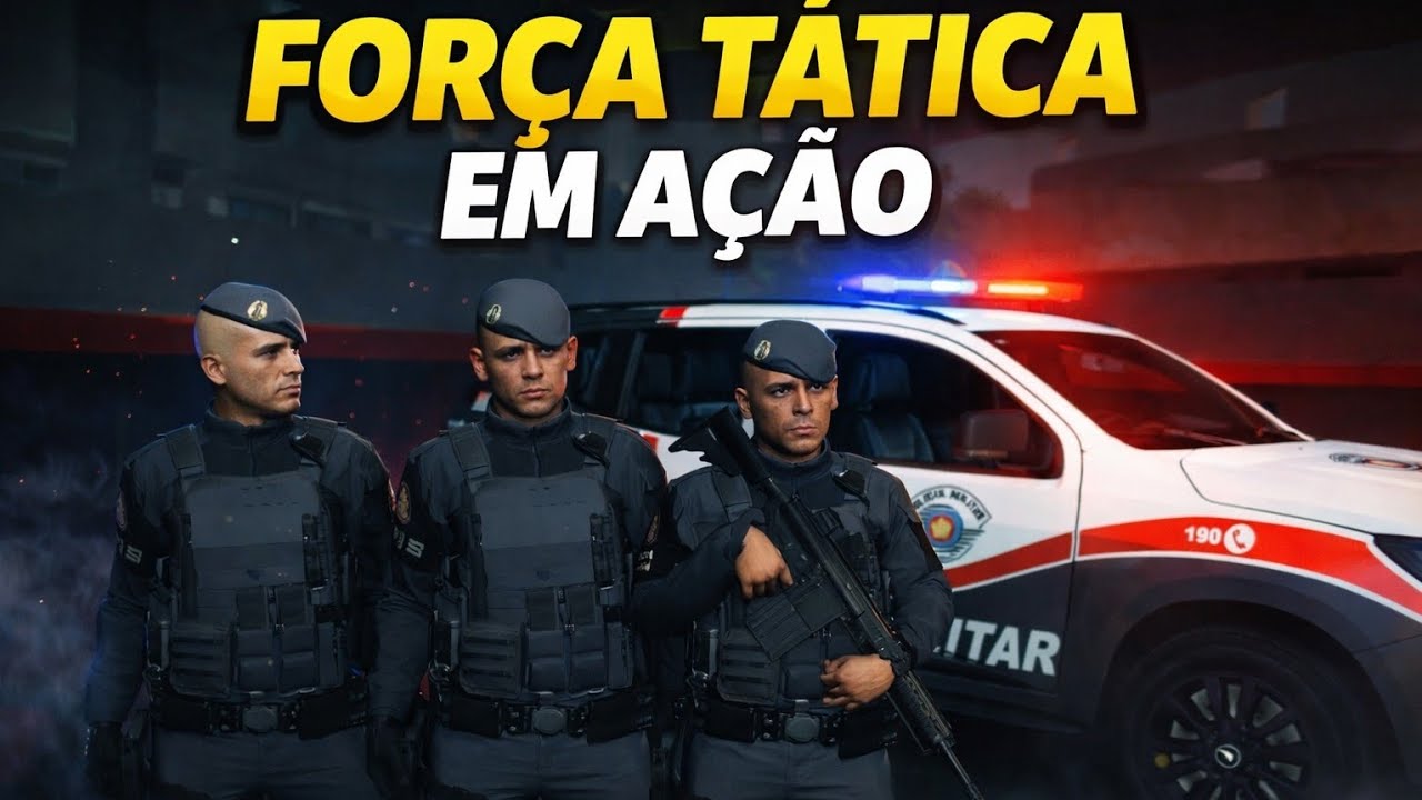 EQUIPE DE FORÇA TÁTICA EM AÇÃO 🚓🔥 | GTA SA MOD POLÍCIA