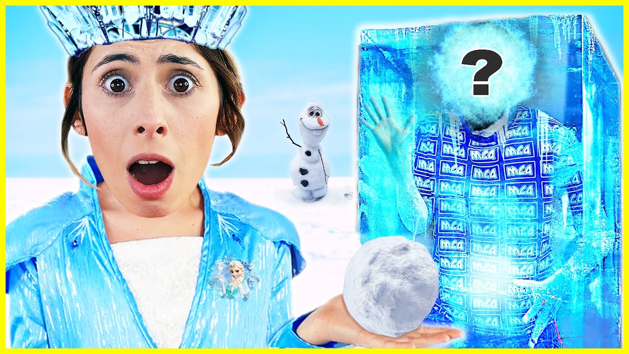 BİR GÜN BOYUNCA ELSA FROZEN DİLA KENT
