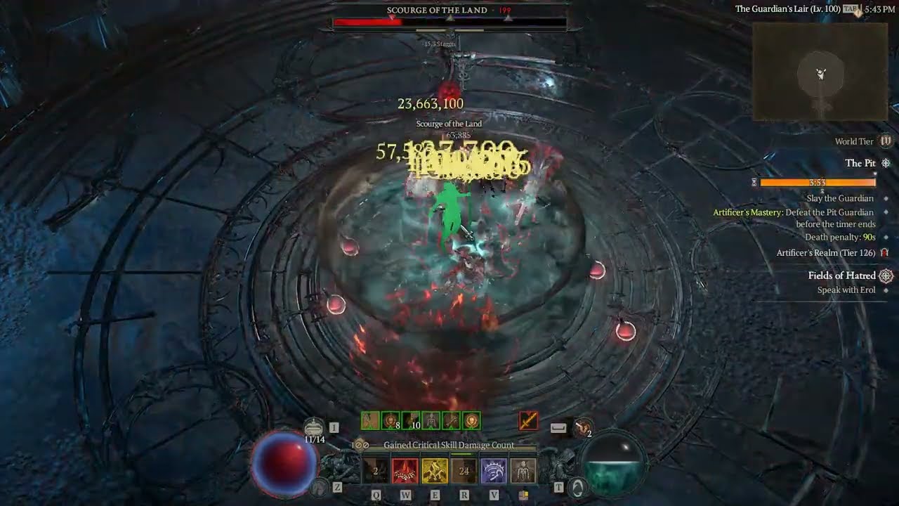 Bone Spirit 8 Second Pit 126 Boss Fight