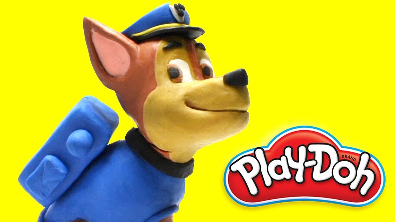 Paw Patrol Chase Stop Motion Play Doh claymation plastilina playdo Patrulla canina de cachorros