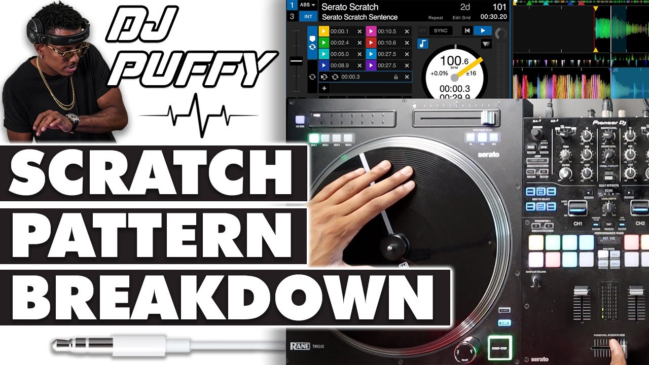 DJ Puffy Scratch Pattern Tutorial (Step-By-Step Breakdown) #2
