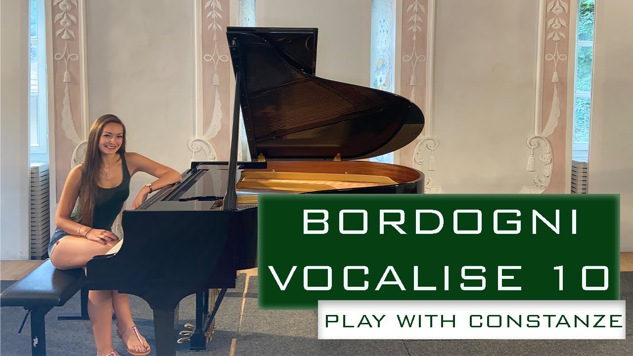 BORDOGNI Vocalise 10 (Flute #13) Play-along with Constanze Hochwartner