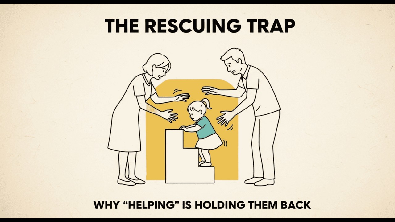 The Rescuing Trap: How to Build Real Confidence in Kids