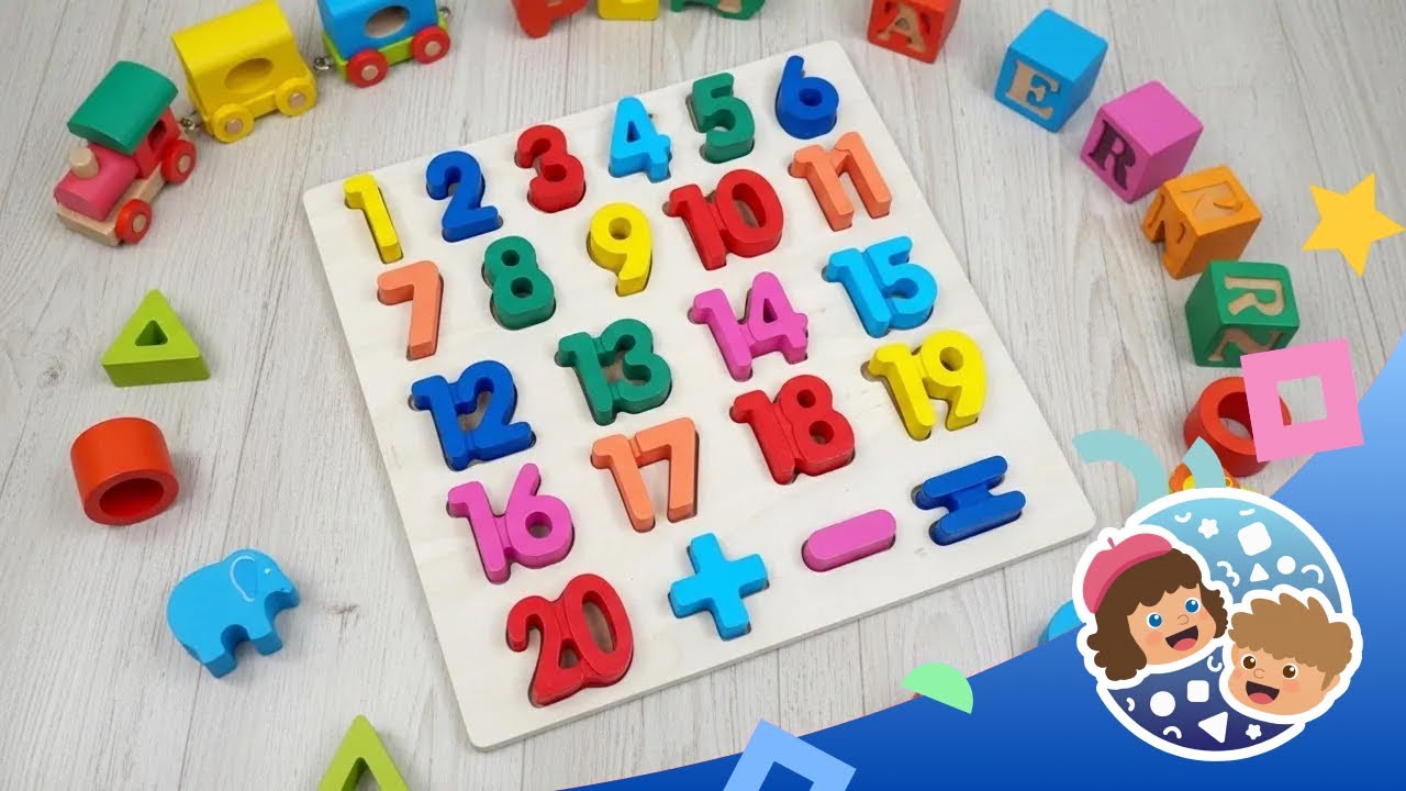 Meso Numrat nga 1 deri 20 per Femije 🔢 | Meso te Numerosh | Meso Shqip - Litika