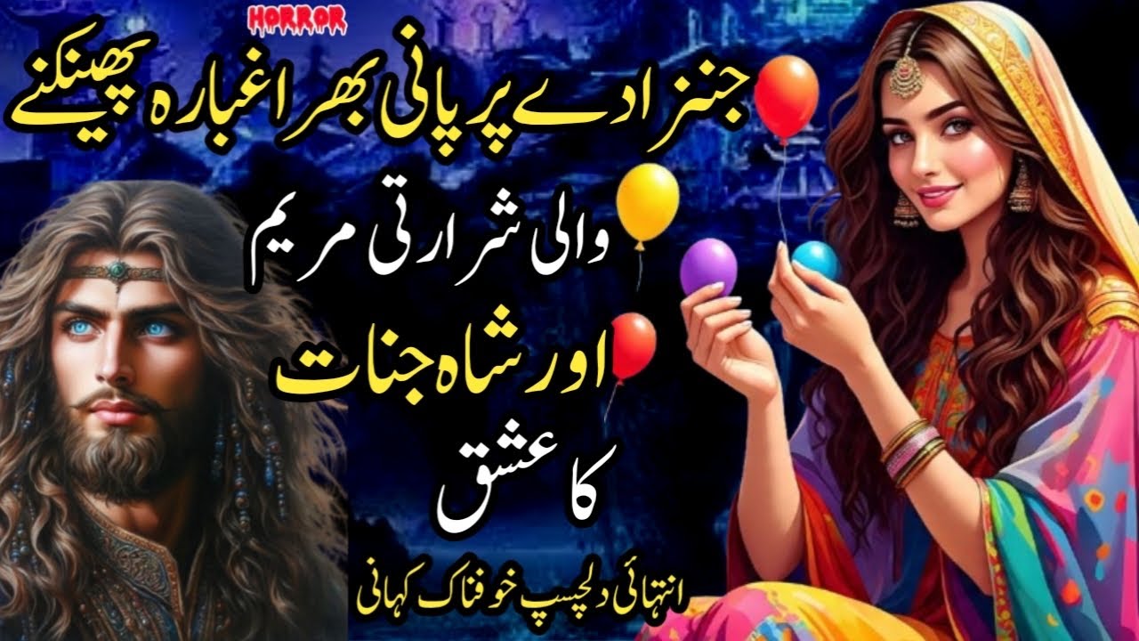 JINZADAY PAR PAANI BHARA GHUBARA PHENKNAY WALI SHARARTI MARYAM AUR SHAH E JINNAT KA ISHQ