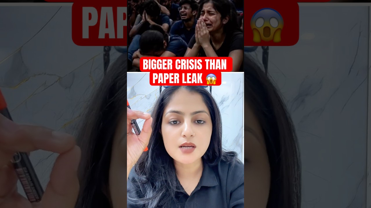 BIGGER CRISIS THAN PAPER LEAK 😱 #job #jobs #unemployment #shortsfeed