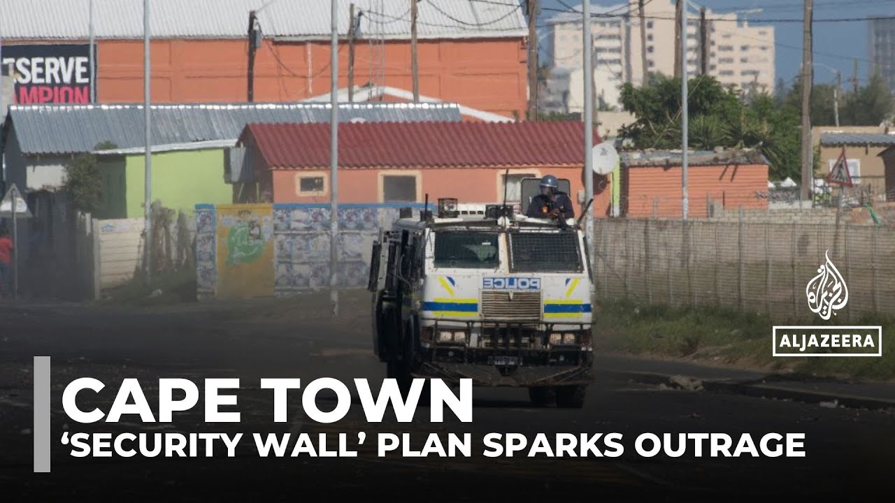 South Africa: Cape Town highway wall plan sparks fierce debate over crime and inequality