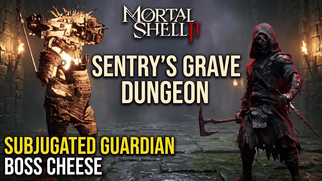 Mortal Shell 2 Sentrys Grave Dungeon & subjugated guardian boss fight / Ballistazooka Location