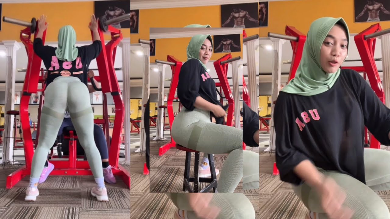 RECOMMEND‼️ Live hijab style young gym teacher