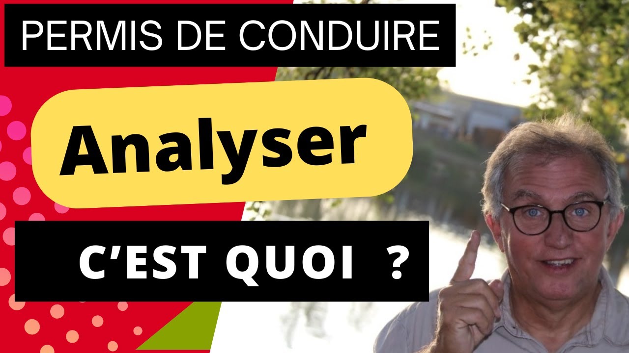ANALYSER des situations de conduite - situations de conduite #01