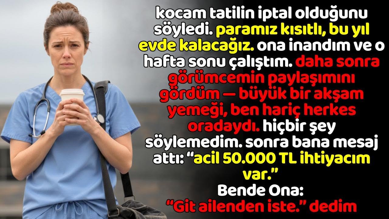 Kocam Başbaşa Gideceğimiz Tatili İptal Edip Bana Yalan Söyledi Ardından Görümcemin StoryleriniGördüm
