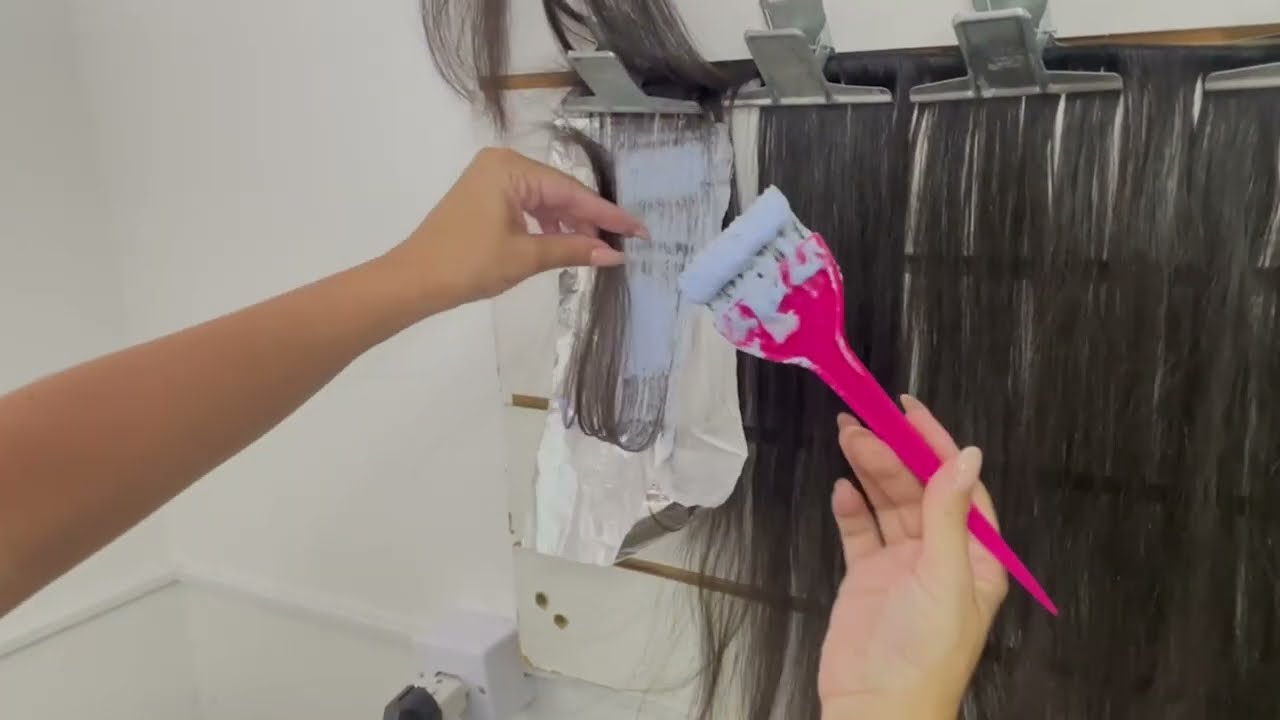 O SEGREDO DA MINHA FÁBRICA - COMO COLORIR O SEU CABELO/MEGA HAIR EM CASA! -