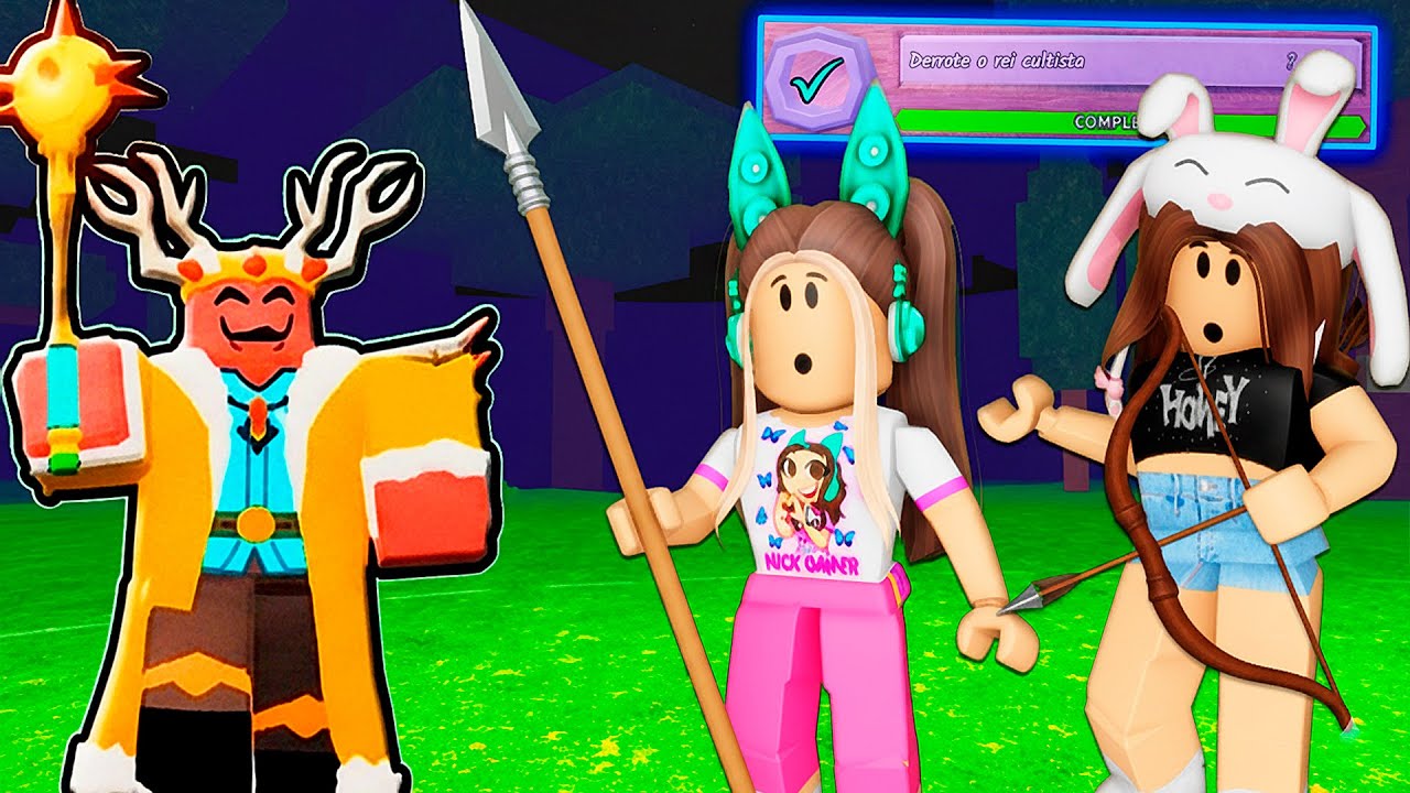 COMPLETANDO AS MISSÕES MAIS DIFÍCEIS do 99 NOITES NA FLORESTA -  Roblox