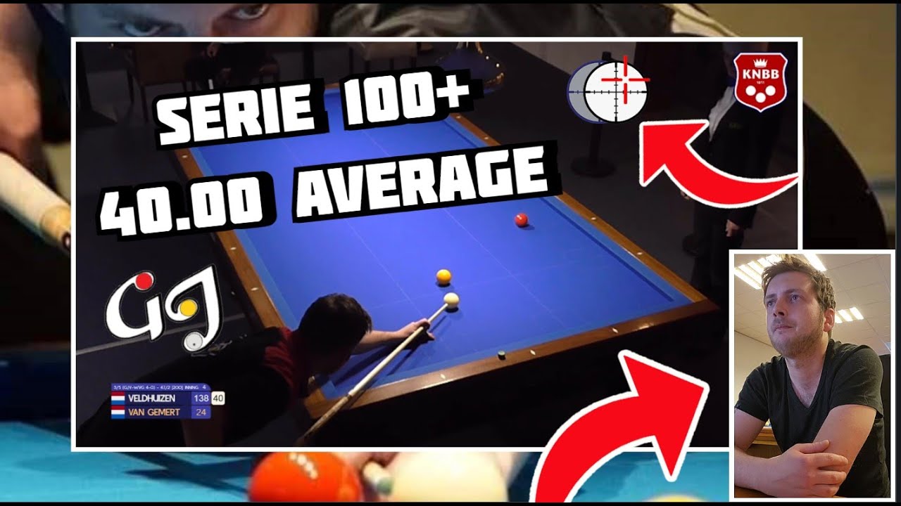 SERIE 100+ ANKERKADER 47/2 | 40 Moyenne | Wiel van Gemert VS GJ Veldhuizen NK Biljartvijfkamp 2022 |