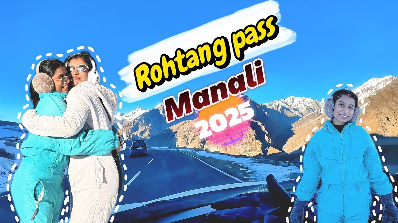 Rohtang pass Manali🌨️| Manali Tourist Place| manali travel vlog #rohtangpassmanali #manali #fypシ 