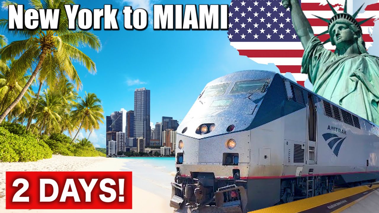 🇺🇸2 DAYS New York to Miami by America's NEWEST Sleeper Train | Amtrak Viewliner Silver Meteor