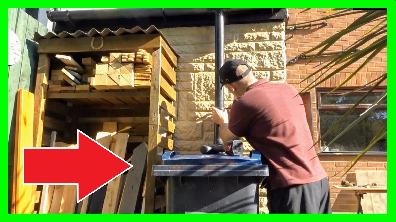 How to convert a Wheelie Bin into a Water Butt Water Collection System