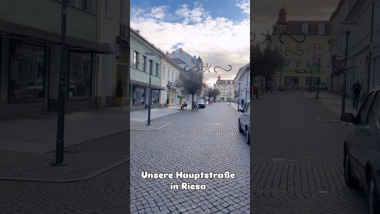 Riesa - eine kleine idyllische Stadt - komm mit &uuml;ber die Hauptstra&szlig;e zu meinem L&auml;dchen