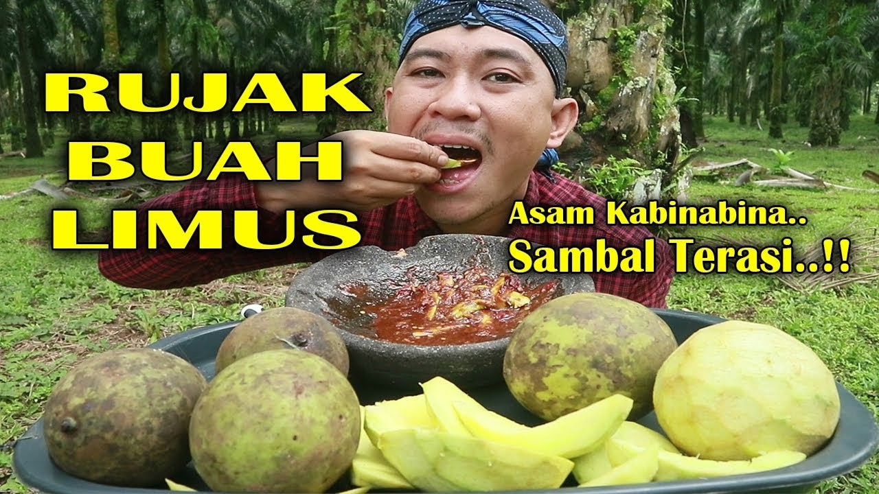 MUKBANG Rujak Mangga Limus Sambal Terasi 🤤 Asam Pedas Nampol, Bikin Ngiler!