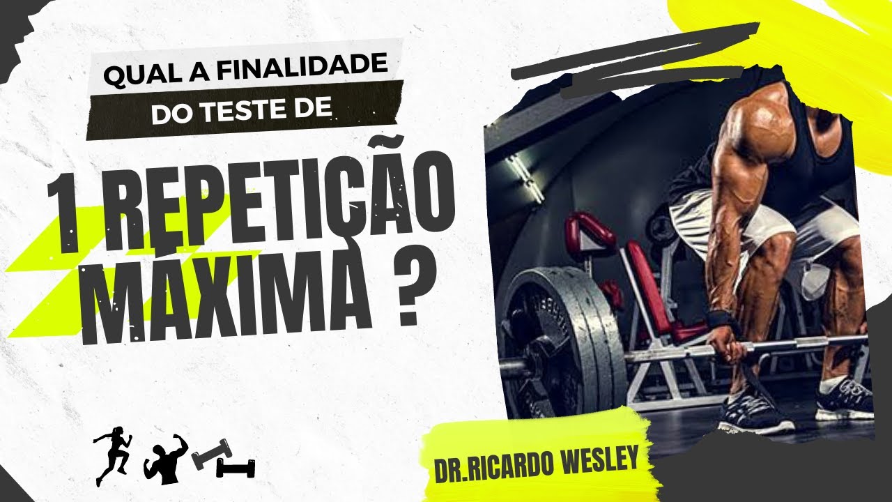 Para que serve o teste de 1RM (repeti&ccedil;&atilde;o m&aacute;xima)? #for&ccedil;a #hipertrofia #treino #carga #muscula&ccedil;&atilde;o
