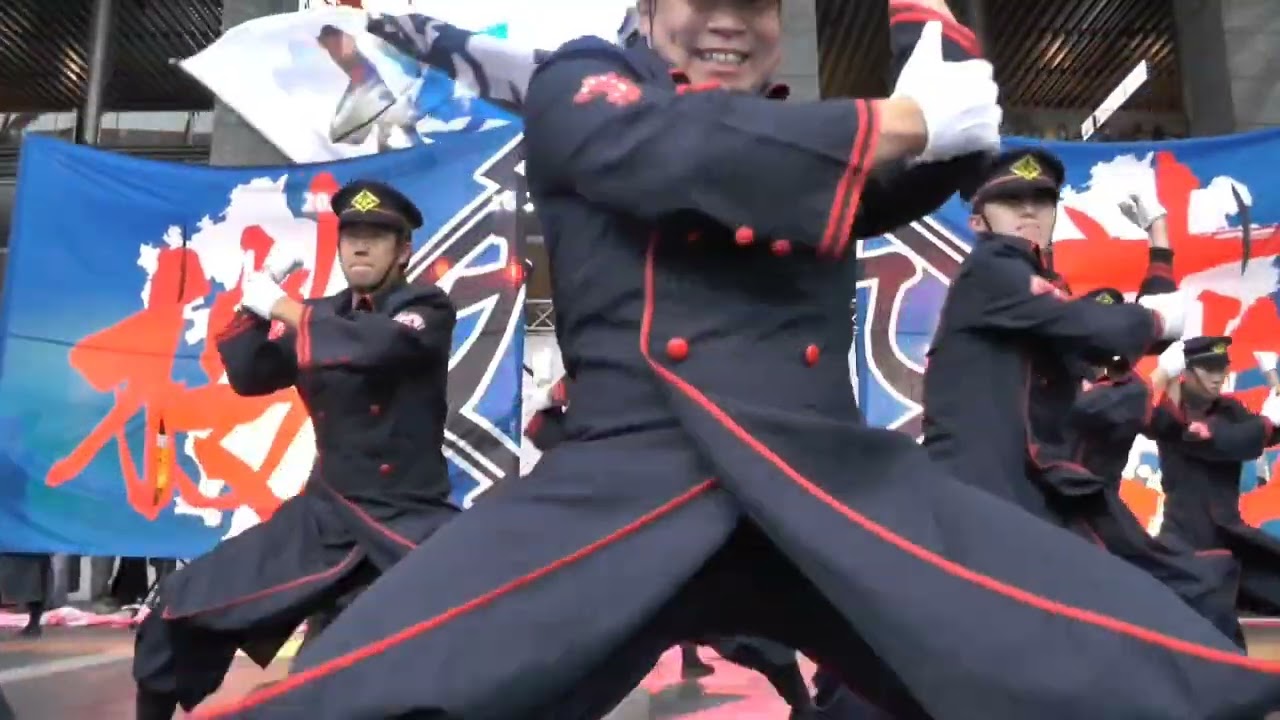 JR九州櫻燕隊　ふくこいアジア祭り2022　JR博多駅前広場　2022年11月20日