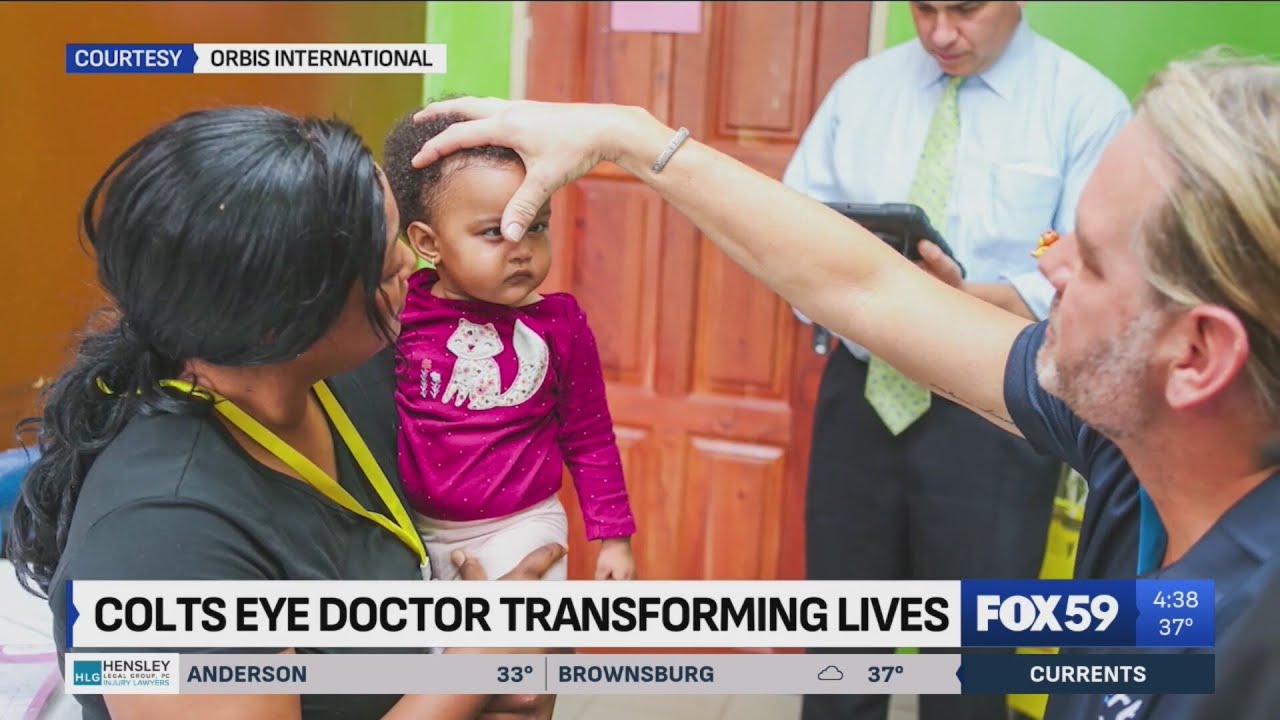 Colts head eye doctor discusses helping patients abroad