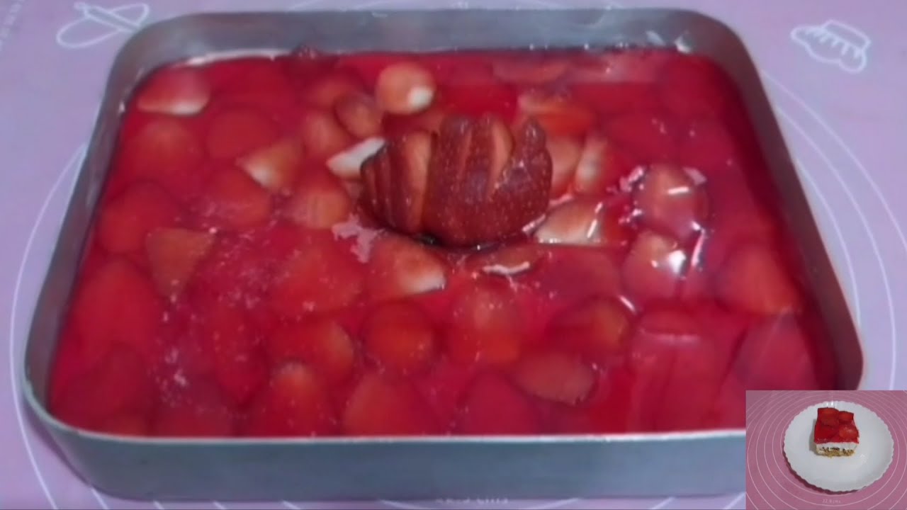 مينفعش يعدي رمضان من غير كنافه أسهل طريقه عمل كنافه بالفراولة 🍓🍓🍓🍓👉👉