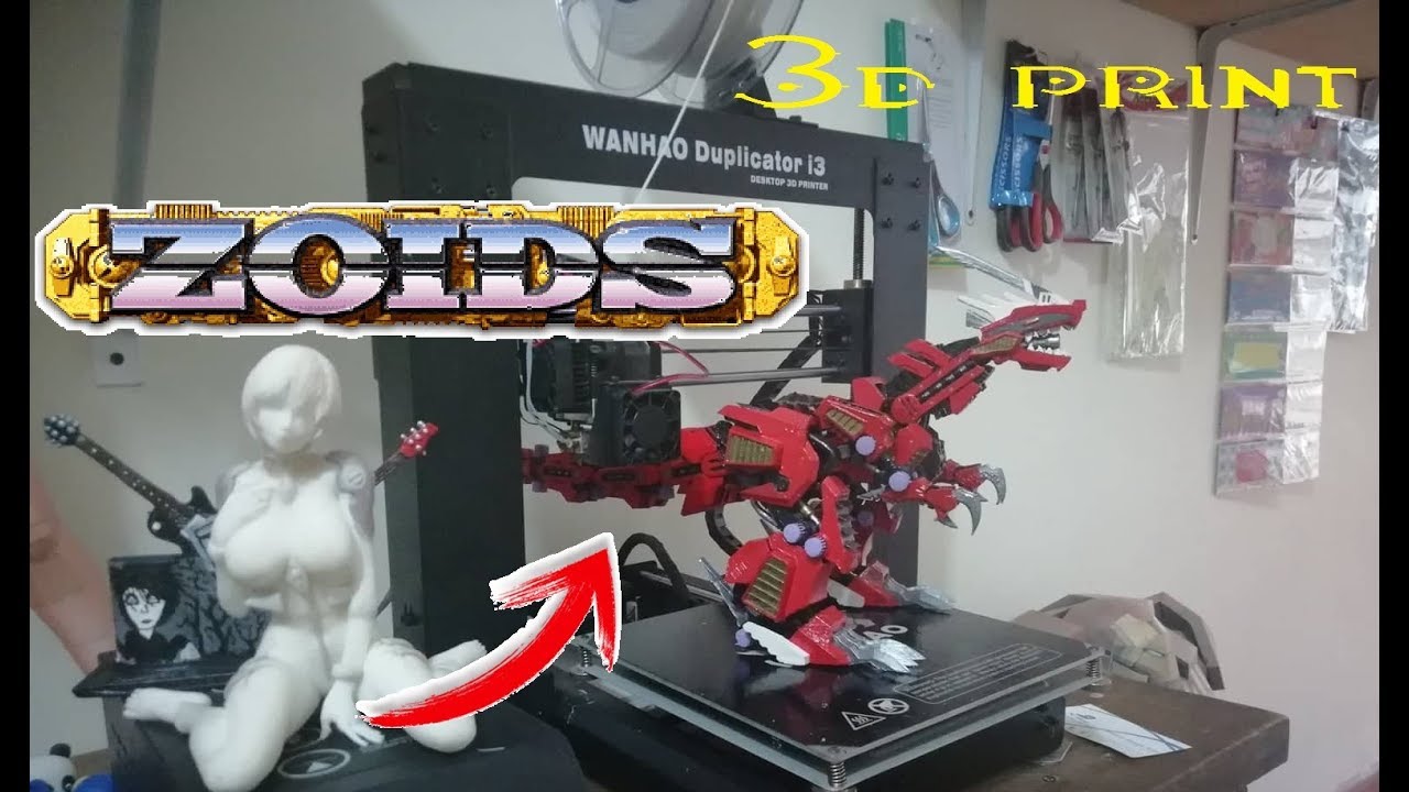 GENOBREAKER impreso en 3D y pintado a mano.