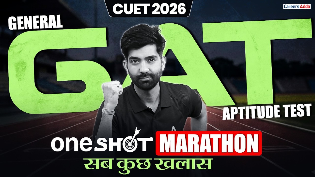Complete CUET GAT One Shot 2026 🤩 All Concepts + Important Questions | General Aptitude Test 2026 📑