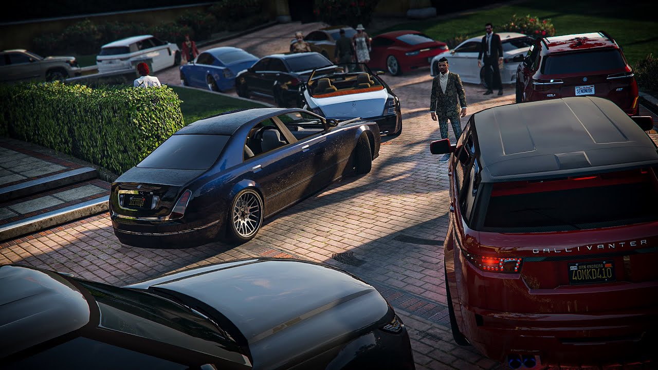 GTA 5 Next Gen Luxury Car Show! Clean, Stanced Millionaire cars, City & Mansion Cruise! +More!