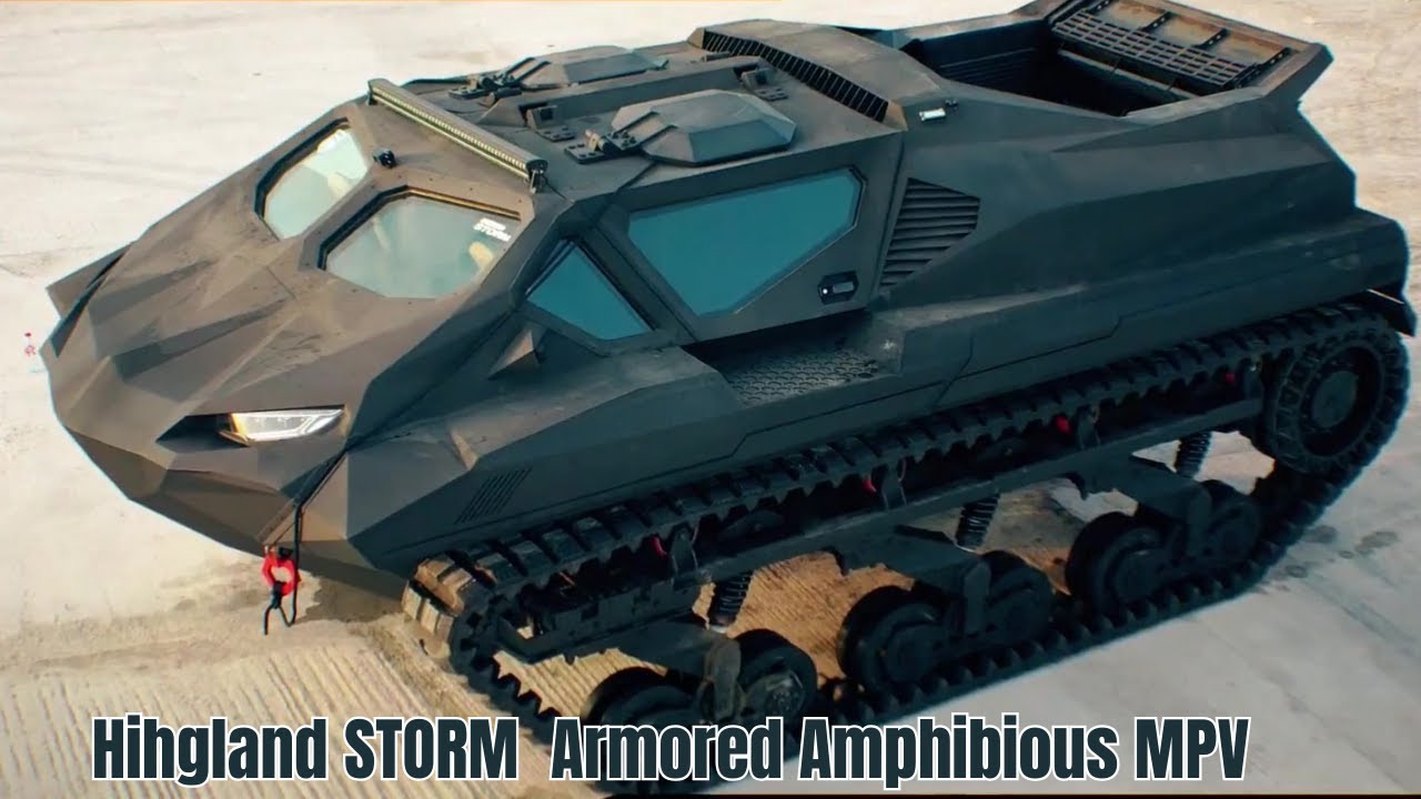 B6 Level Ballistic Protection | 2500 Hp | Hihgland STORM  Armored Amphibious MPV