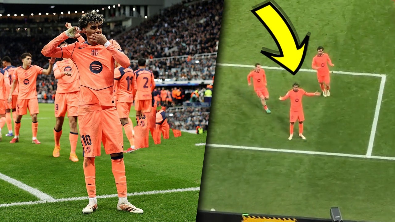 Lamine Yamal vs Newcastle - Skills & Last Minute Goal - Newcastle vs Barcelona Champions League
