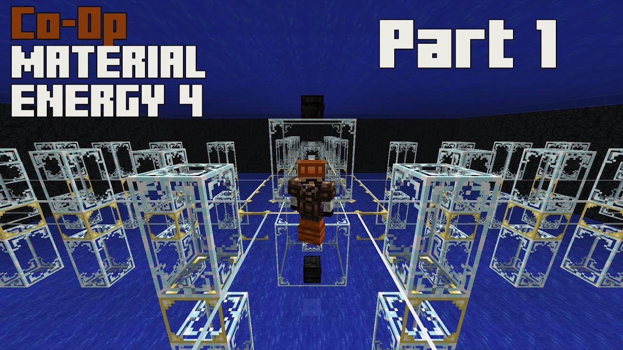 Minecraft Material Energy 4 Let's Play Co-Op [Part 1]