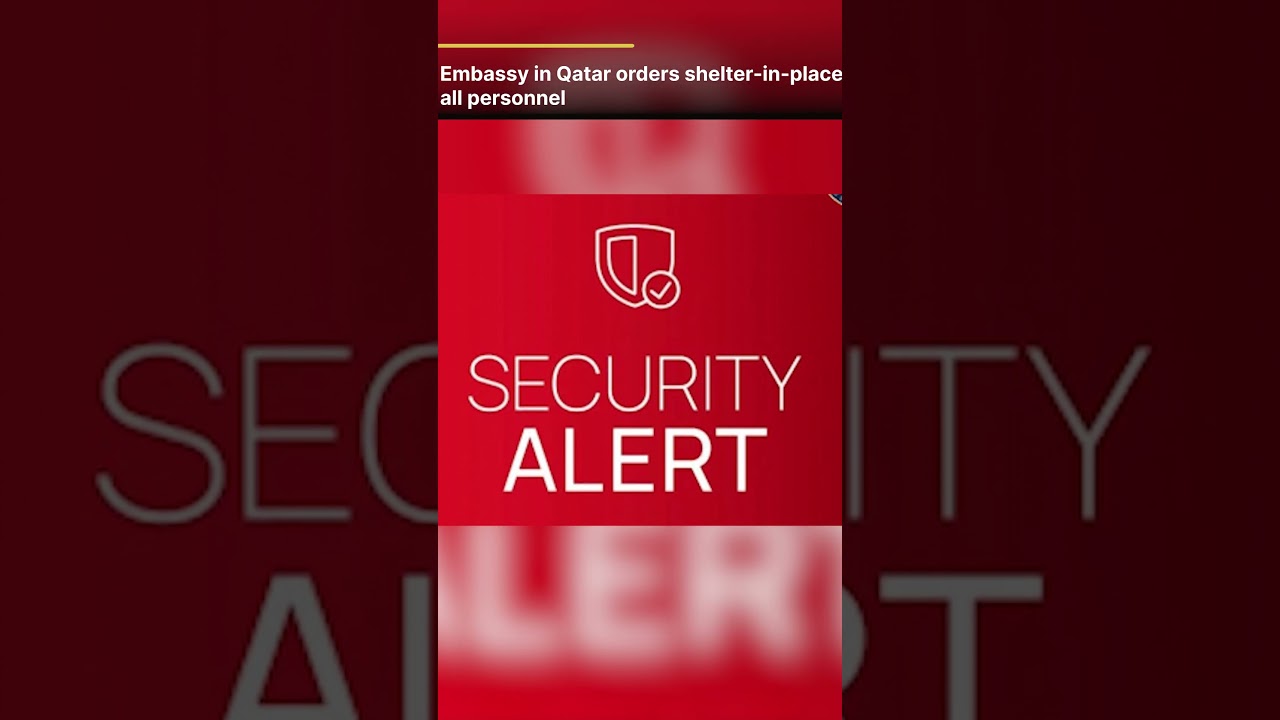 Major Alert in Qatar as US Embassy Implements Shelter-in-Place Measures | DRM News | AH14