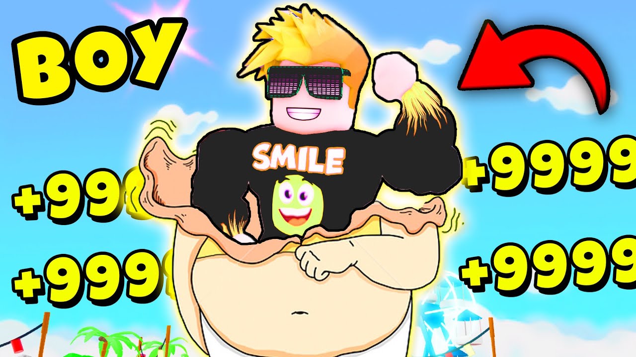 СКУШАЛ ВЕСЬ СЕРВЕР и СТАЛ САМЫМ СИЛЬНЫМ КАЧКОМ! Roblox