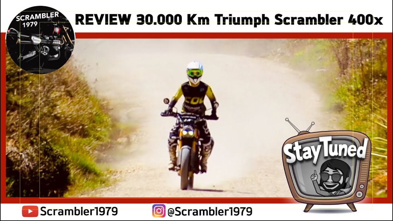 REVIEW TRIUMPH SCRAMBLER 400X CON 30.000 Km