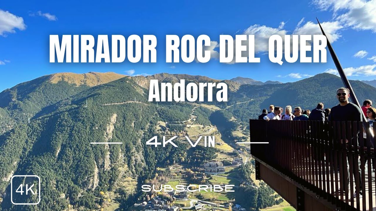 Incredible Observation Deck in Andorra - Mirador Roc del Quer [4K]