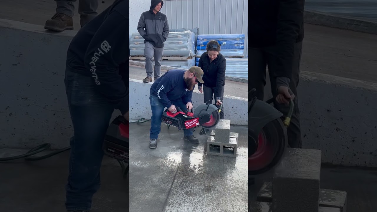 MX Fuel Cut Off | Milwaukee Tool You have to try this! #concrete #contractor #tools #equipment #fyp