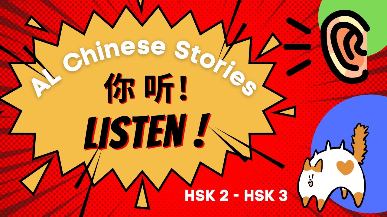 你听！Listen! | Slow & Clear Beginner Chinese Stories | AL Chinese Stories