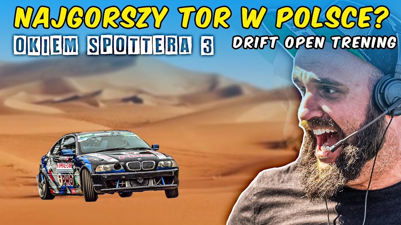 Kickster na najgorszym torze w Polsce?! Trening przed Drift Open Koszalin Cz.1 // Okiem Spottera #3